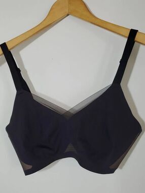 Honeylove CrossOver Bra Classic Mesh Black Wire free Size M